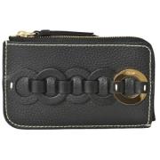 Pre-owned Leather wallets Chloé Pre-owned , Black , Dames