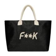 Strandtas F**k , Black , Dames