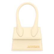 Chiquito Leren Handtas Jacquemus , Beige , Dames