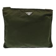 Pre-owned Fabric prada-bags Prada Vintage , Green , Dames