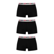 Driepak boxershorts Diesel , Black , Heren