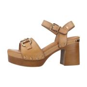 Platte Sandalen voor Vrouwen Carmela , Brown , Dames