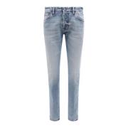 Blauwe Regular Fit Jeans Dsquared2 , Blue , Heren