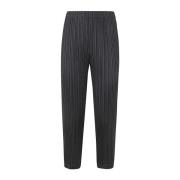 Straight Trousers Issey Miyake , Black , Dames