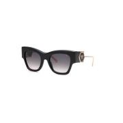 Zwarte Rook Gradient Zonnebril Philipp Plein , Black , Unisex