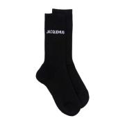 Zwarte Sokken van Jacquemus Jacquemus , Black , Heren