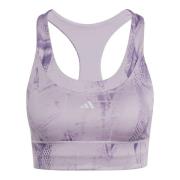 Sporty Run Pocket Medium-Support Bra Adidas , Purple , Dames