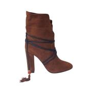 Pre-owned Suede boots Aquazzura Pre-owned , Brown , Dames