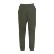 Groene Jogger Broek met Patch Logo Schott NYC , Green , Heren