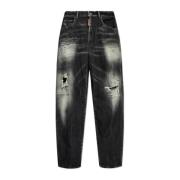 Jaren 80 Jeans Dsquared2 , Gray , Dames