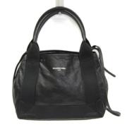 Pre-owned Leather handbags Balenciaga Vintage , Black , Dames