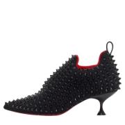 Pre-owned Fabric boots Christian Louboutin Pre-owned , Black , Dames