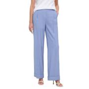 Stijlvolle Broek Regular Fit Twinset , Blue , Dames