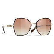 Ch4283 C429S9 Sunglasses Chanel , Brown , Dames