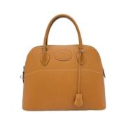 Pre-owned Leather handbags Hermès Vintage , Brown , Dames