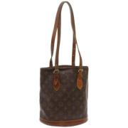 Pre-owned Canvas louis-vuitton-bags Louis Vuitton Vintage , Brown , Da...