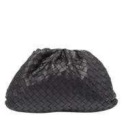 Pre-owned Leather pouches Bottega Veneta Vintage , Black , Dames