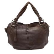 Pre-owned Leather celine-bags Celine Vintage , Brown , Dames