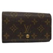 Pre-owned Canvas wallets Louis Vuitton Vintage , Brown , Dames