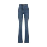 Denim Jeans voor Vrouwen Ss24 Elisabetta Franchi , Blue , Dames