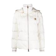 Witte Donsjas Casual Stijl Lorena Antoniazzi , White , Dames