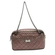 Pre-owned Leather shoulder-bags Chanel Vintage , Pink , Dames