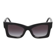 Vierkante Frame Zonnebril Miu Miu , Black , Dames