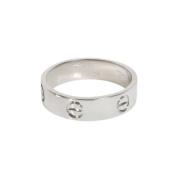 Pre-owned Metal rings Cartier Vintage , Gray , Dames