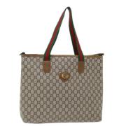 Pre-owned Leather totes Gucci Vintage , Brown , Dames