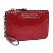 Pre-owned Leather wallets Louis Vuitton Vintage , Red , Dames