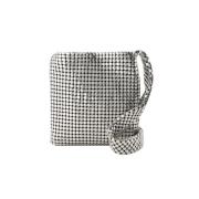 Fabric shoulder-bags Paco Rabanne , Gray , Dames