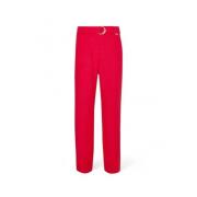 Kersenrode broek voor vrouwen Liu Jo , Red , Dames