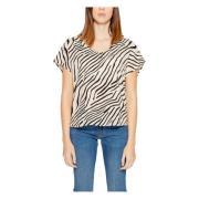 V-hals Top Vrouw T-Shirt Lente/Zomer Jacqueline de Yong , Multicolor ,...