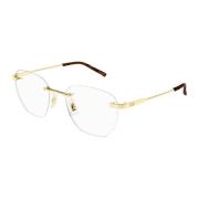 Metalen Optische Frames voor Vrouwen Dunhill , Yellow , Dames