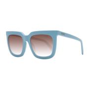 Blauwe Gradient Vierkante Zonnebril Vrouwen Emilio Pucci , Blue , Dame...