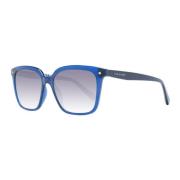 Blauwe Vierkante Zonnebril met Gradiëntlenzen - UV-bescherming Ted Bak...