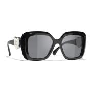 Ch5518 C501T8 Sunglasses Chanel , Black , Dames