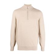 Luxe Truien Collectie Brunello Cucinelli , Beige , Heren