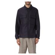 Overshirt Oasi Ermenegildo Zegna , Blue , Heren