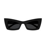 Klassieke Cat-Eye Zonnebril Saint Laurent , Black , Dames