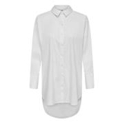 Dames lange mouwen shirt lente/zomer Jacqueline de Yong , White , Dame...