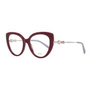 Rode Cat Eye Optische Monturen Emilio Pucci , Red , Dames