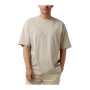 Relaxte Polo T-shirt Combo Hugo Boss , Beige , Heren