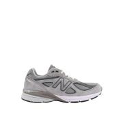 Grijze 990v4 Sneakers Racing Design New Balance , Multicolor , Heren