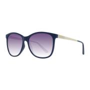 Blauwe Ronde Gradient Zonnebril 100% UV Bescherming Ted Baker , Blue ,...