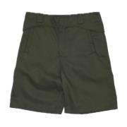 Gevouwen Riem Shorts Gr10K , Green , Heren