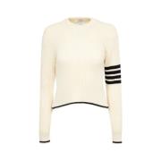 Stijlvolle Pullover Sweater Thom Browne , White , Dames