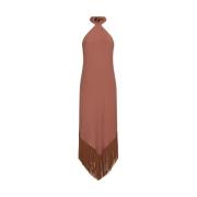 Elegante Nina Jurk Collectie Taller Marmo , Orange , Dames