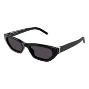 Zwart/Grijs Zonnebril SL M126 Saint Laurent , Black , Unisex