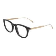 Retro Vierkante Bril Eyewear by David Beckham , Black , Unisex